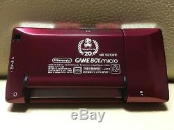 Ex +++ Nintendo Game Boy Micro Famicom 20 Nes Couleur Console De Jeux F / S