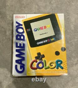 Excellente Condition Coffret Nintendo Gameboy Color Jaune