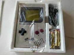 Excellente Console Couleur Gris Game Boy Nintendo (dmg-001), Manuel, Coffret-b308