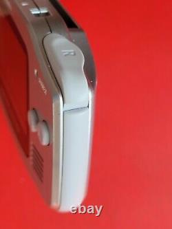 Game Boy Advance Platinum Silver System Avec Couverture De Batterie Agb-001 Oem Fonctionne