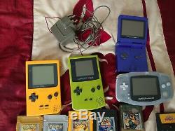 Game Boy Advance, Sp, Couleur, Et Pocket. Avec Des Jeux