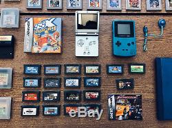 Game Boy Advance Sp Et Game Boy Color Avec Une Tonne De Jeux Et D'accessoires