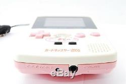 Game Boy Color Capteurs De Cartes Sakura Rose Édition Limitée Japan Tested Works # 1455