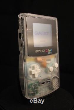 Game Boy Color Clear 101 Écran Rétro-éclairé, Lentille Personnalisée, Autocollant. Pas De Colle