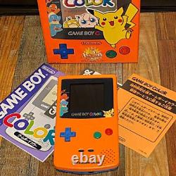 Game Boy Color Edition Limitée Pokemon 3ème Anniversaire Ver. Rare Utilisé Au Japon