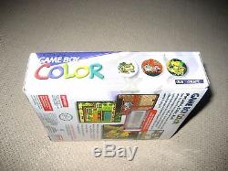 Game Boy Color Gameboy Grape Purple Système De Nintendo Ds Nouveau Scellé
