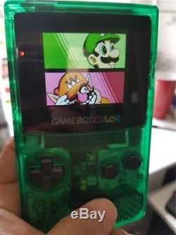 Game Boy Color Gbc Toy R Us Ltd Vert Ips Retour Light De L'une Des 55 Unités Dans Le Monde