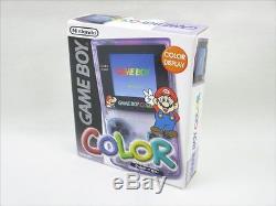 Game Boy Color Mario Ver. Console Mint Condition 1338 Boxed Cgb-001 Tested GB