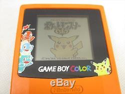 Game Boy Color Pokemon 3rd Anniversary Console System Cgb-001 Nintendo 2224 GB