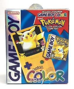 Game Boy Color Pokémon Edition Pikachu Complet En Boîte Cib Rare Nice