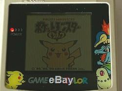 Game Boy Color Pokemon Gold Center Console Silber Limitée Jp F Boîte Tested / S