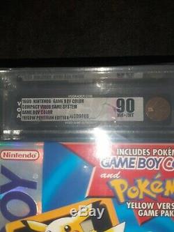 Game Boy Color Pokemon Jaune Édition Pikachu 1999 Marque Vga Wata Nouveau Joint Rare