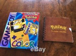 Game Boy Color Pokemon Jaune Pikachu Special Edition Gbc Nouvelle Usine Scellée