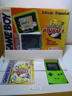 Game Boy Color Pokémon Limited Edition Console Rare Nintendo Brésil Playtronic