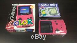 Game Boy Color Rouge Gbc Cib Console Jap Jpn Import Japon