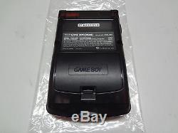 Game Boy Color System Clear Orange & Black Daiei Hawks Nintendo Japon Exc