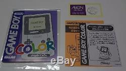 Game Boy Color System Jusco Original Mario Clear Nintendo Japon Mint