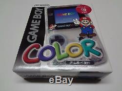 Game Boy Color System Jusco Original Mario Clear Nintendo Japon Mint