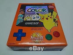 Game Boy Color System Pokémon 3 Version Shunen Kinen Nintendo Japon