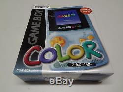 Game Boy Color System Tsutaya Limited Water Blue Nintendo Japon Mint