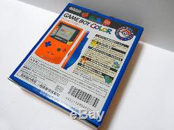 Game Boy Color Système De Poche Pokemon Center Limited Orange Bleu Nouveau