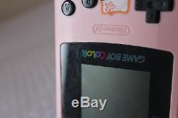 Game Boy Color Système Hello Kitty Cgb-001 Nintendo Rare Japan Import Htf Rétro