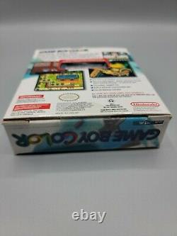 Game Boy Color (teal) Avec Boîte Et Instructions (nintendo, 1998) Complet Cib