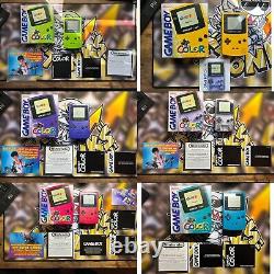 Game Boy Couleur Atomic, Teal, Jaune, Lime, Raisin Et Berry Royaume-uni Sortie