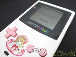 Game Boy Couleur Cardcaptor Sakura Boxed Cgb-001 Rose Blanc Nintendo D'occasion