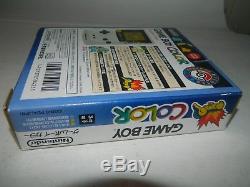 Game Boy Couleur Gold & Silver Pokemon Center Système Portatif Gbc Cib Complete