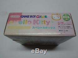 Game Boy Couleur Hello Kitty Special Box + Link Câble Nintendo Japon / C