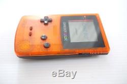 Game Boy Couleur Orange Clair Et Noir / Daiei Hawks Version Du Japon