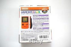 Game Boy Couleur Orange Clair Et Noir / Daiei Hawks Version Du Japon