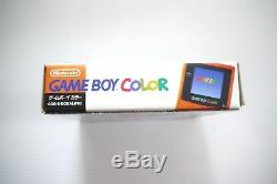 Game Boy Couleur Orange Clair Et Noir / Daiei Hawks Version Du Japon