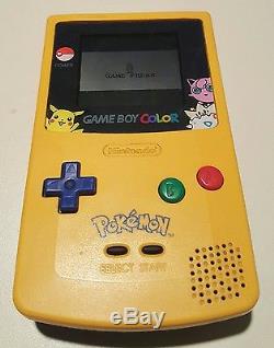 Game Boy Couleur Pickachu Edition