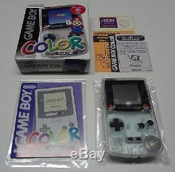 Game Boy Système De Couleur Jusco Original Mario Clear Nintendo Japon Mint