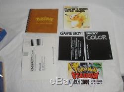 Game Pokemon Couleur Pokemon Et Édition Spéciale Pikachu Jeu Nouveau Autres