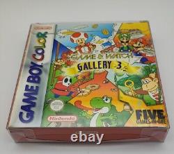 Game & Watch Gallery 3 Nintendo Game Boy Color, Complet, Testé, Boîte de protection
