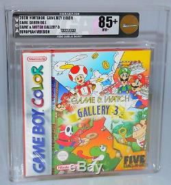 Game & Watch Gallery 3 Nintendo Game Boy Couleur Gbc Neu Scellé Vga 85+ Bande Rouge