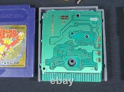 Game boy Pokemon Or Argent Gameboy Color GB GBC Nintendo Japon testé boîte jp