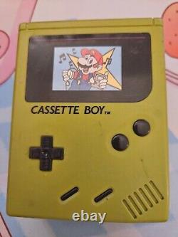 GameBoy Color Cassette Boy RARE Vert citron de 1993