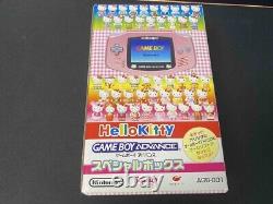 Gameboy Advance Hello Kitty Special Box Console Gba Japon Condition Excellente