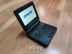 Gameboy Advance Sp Ips V2 Écran Mod Transparent Couleur Noir Massif