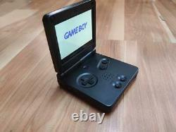 Gameboy Advance Sp Ips V2 Écran Mod Transparent Couleur Noir Massif