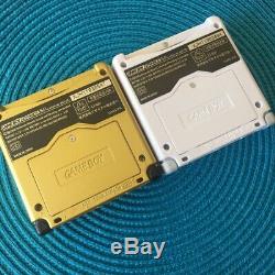 Gameboy Advance Sp V2 Ips Rétro-éclairé (ags 101) Gba Zelda Et Blanc Choix De Couleurs