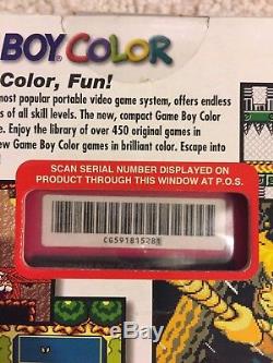 Gameboy Color Berry Factory Scellé, Certains Articles À La Boîte, 1999