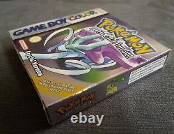 Gameboy Color Game Pokemon Crystal Version, Boxed Avec Guide De L'entraîneur