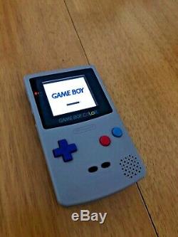 Gameboy Color Ips Rétro-éclairage LCD Batterie Rechargeable Microusb Avec Haut-parleur Mod
