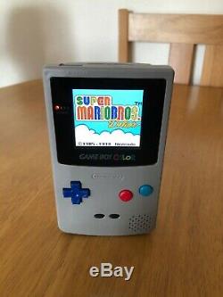 Gameboy Color Ips Rétro-éclairage LCD Batterie Rechargeable Microusb Avec Haut-parleur Mod
