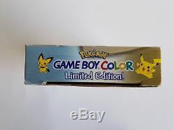 Gameboy Color Limited Edition Pokemon Console Pikachu Silver